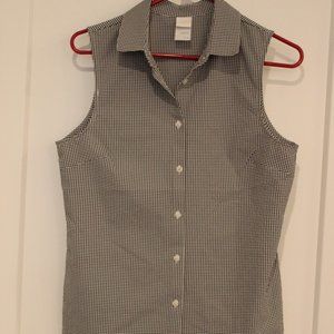 Lole Black Vichy Button-Up Tank: Size M